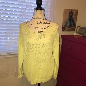 Lane Bryant knit see through top size 14/16